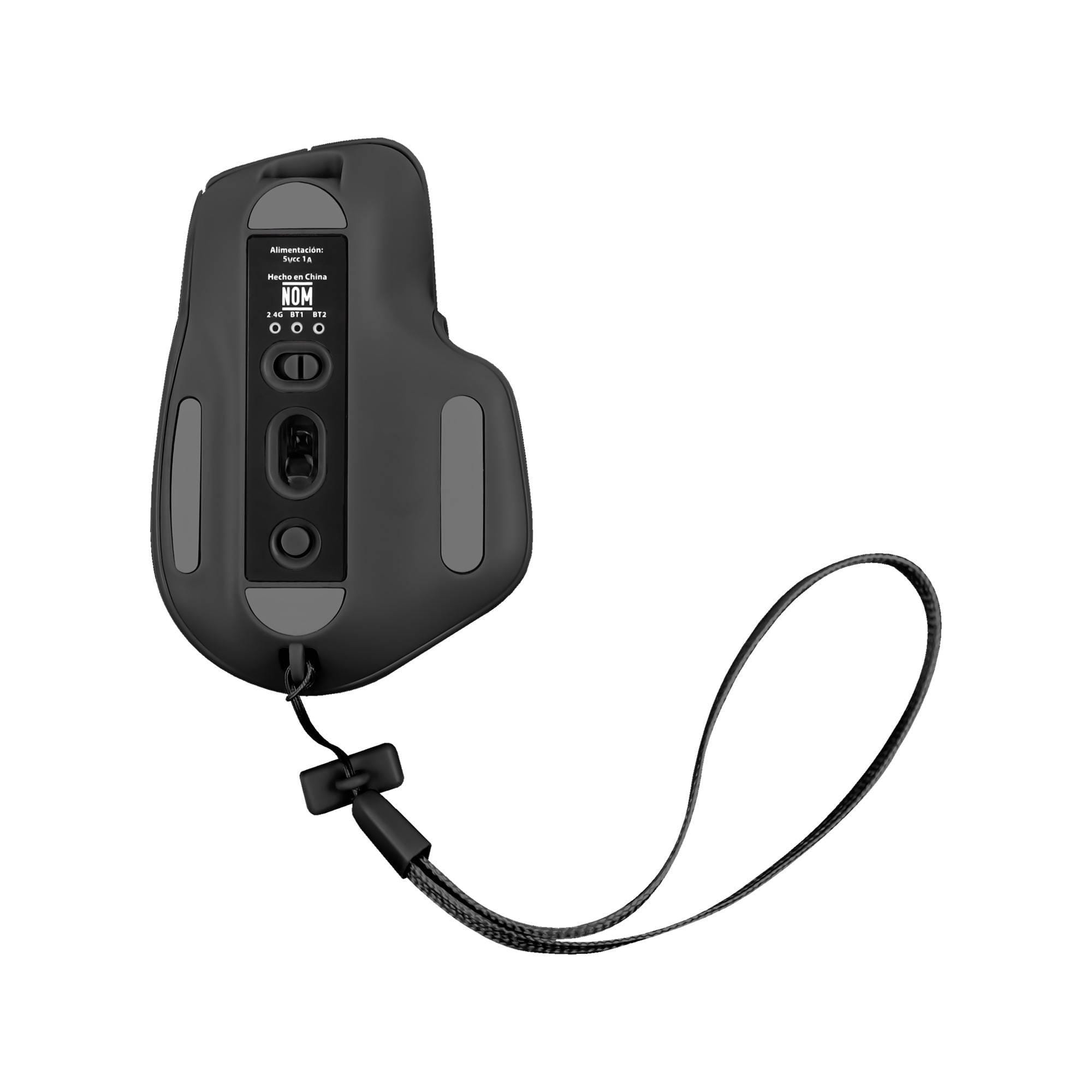 Mini Ratón Recargable Conexión Dual 2.4 GHz + Bluetooth Pixie Color Negro | PERFECT CHOICE