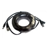 SAXXON WB0110C- Cable de 10 Metros Armado para Video y Energia/ Para Camaras Hasta 8 Megapixeles/ con Conectores BNC y de Energía