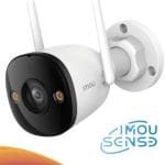 CAMARA IMOU IPC-S3EN-5M0WE Bullet 3 5MP Cámara IP Bullet WiFi de 5MP, Full C, visión nocturna inteligente, audio bidireccional,108°, IR 30m,IP6 MicroSD
