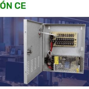 SAXXON PSU1210D9 - Fuente de Poder de 12 vcd/ 10 Amperes/ Para 9 Camaras/ 1.1 Amper por Canal/ Protección contra Sobrecargas/ Certificación UL