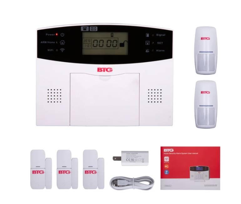 Kit de alarma Bolide inalámbrico BTG-AK2, conexión WIFI y 4G, monitoreo por aplicación móvil