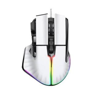 Mouse. Vorago. MOG602-WH GAME FACTOR. Alámbrico. 19,000 dpi.