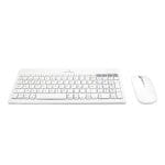 Kit Teclado + Mouse Recargable Inalámbrico+ BT Zebrary Color Blanco | PERFECT CHOICE