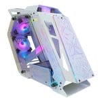 Gabinete Gamer Micro ATX/Mini ITX IR02 XZGAIRRGBW Blanco.