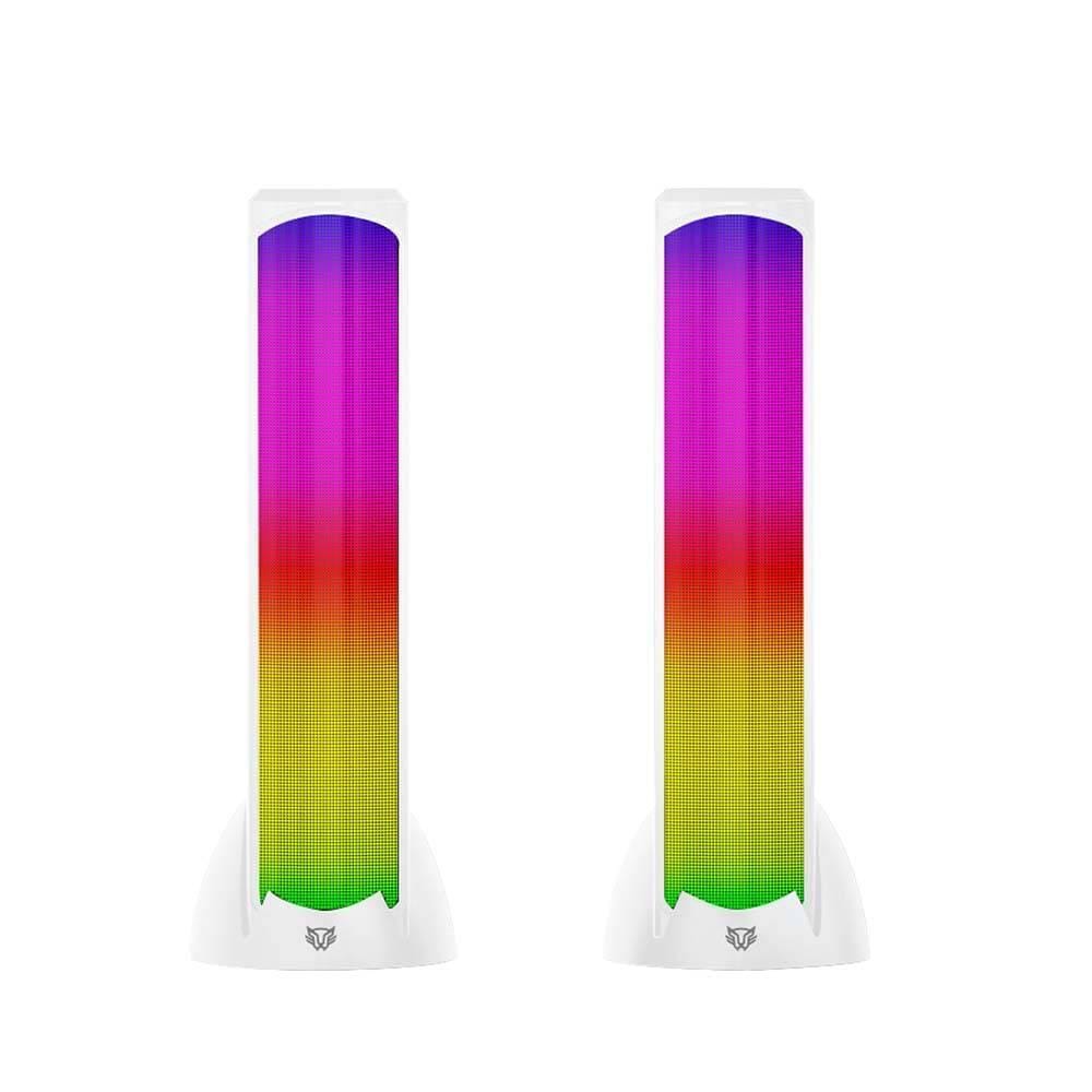 Bocinas 2.0 Gamer Glimm Tower BG575 Balam Rush Conexión Bluetooth/Auxiliar, iluminación LED 3 modos, 10w RMS. Sonido estéreo, Alimentación 5 Vcc 1A, Tipo d - Imagen 2