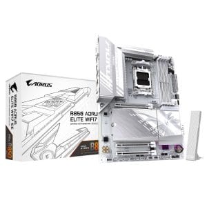 TARJETA MADRE GIGABYTE ATX B850 A ELITE WF7 ICE, DDR5, AM5, 256 GB, PARA AMD