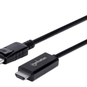 153218 Cable DisplayPort a HDMI 4k 60Hz, Macho a HDMI Macho, Longitud 3 mts