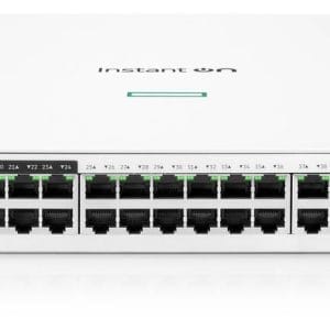 Switch HPE Instant On 1830 Gigabit Ethernet, 48 puertos RJ-45, 12p PoE Clase 4 370 W, 4SFP 1GbE (JL815A)