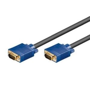 Cable VGA - HD15, 1.8 m, VGA (D-Sub), VGA (D-Sub), Macho/Macho, Azul, 311818 BRobotix