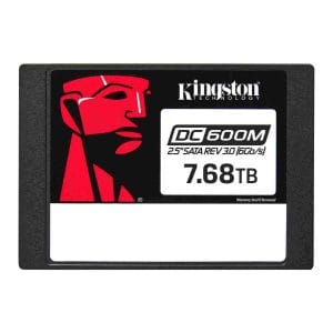UNIDAD DE ESTADO SÓLIDO KINGSTON DC600M ENTERPRICE 7680GB SATA3 2.5 R.560MB/S W.530MB/S PARA SERVIDOR
