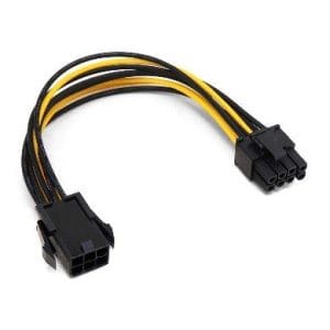 CABLE INTERNO DE ALIMENTACIÓN ADAPTADOR PCI EXPRESS 6 PINES A 8 PINES SENCILLO (6001431), Brobotix