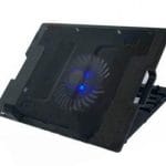 Base Enfriadora, luz led, 5 ángulos ajustables, 9 a 17 Pulgadas, Negro, BROBOTIX 917140