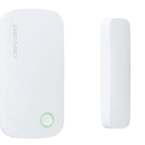 Sensor de Puerta/Ventana Orvibo SM10ZW-1VO, Color blanco, Acrilonitrilo butadieno estireno (ABS), Policarbonato, Inalámbrico, 2400, CR2032