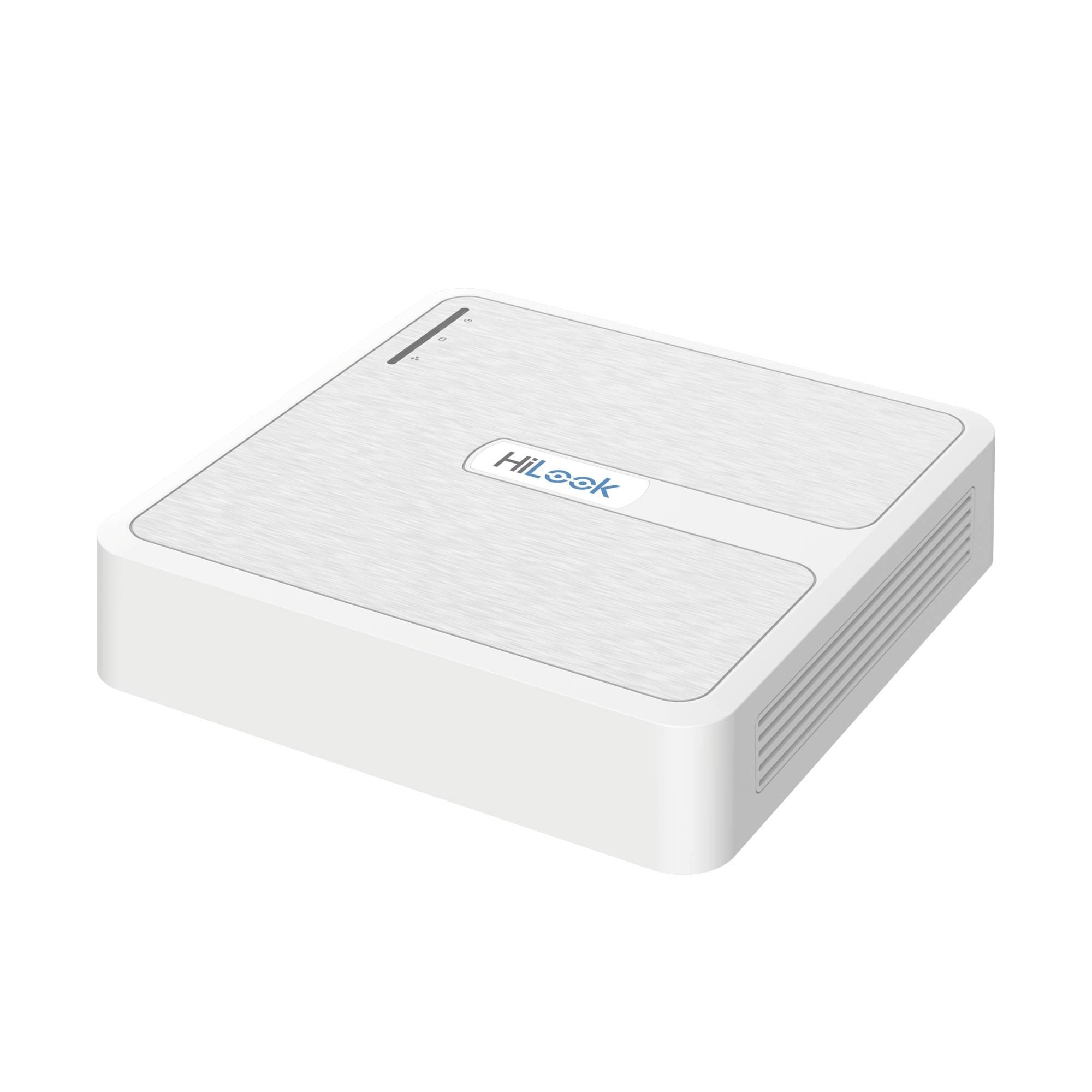 NVR 4 Megapixel (Compatibles con Cámaras AcuSense) / 4 Canales IP / 4 Puertos PoE+ / 1 Bahía de Disco Duro / Salida en Full HD