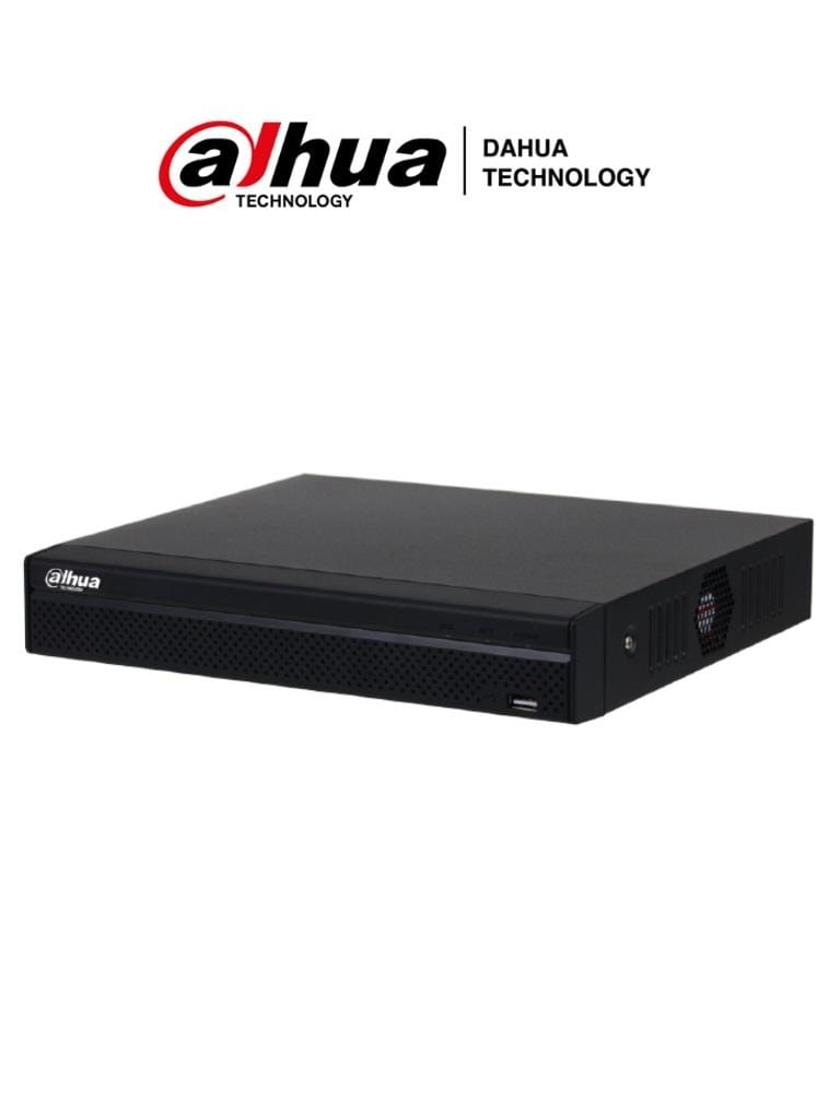 DAHUA NVR1104HS-P-S3/H-NVR 8MP 4k 4 Ch IP 4 CH PoE Smart H.265+ Rend 80 mbps OUT Video HDMI&VGA 1 Bahía DD 8TB Soporta Camaras Protocolo Onvif & RTSP
