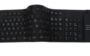 Teclado Flexible BROBOTIX , USB, Negro, Notebook/PC