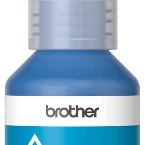 Botella de tinta Brother BTD100C cian, rendimiento aproximado 5,000 páginas, compatible con DCPT230, DCPT530DW, DCPT730DW, MFCT930DW