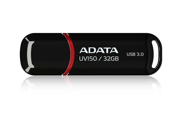 Memoria USB ADATA UV150, Naranja, 32 GB, USB 3.2 (retrocompatible con 3.0 y 2.0), 100 MB/s