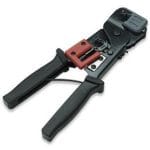 Pinza Crimpeadora INTELLINET 210836, Negro, RJ-45
