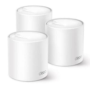 Routers Mesh TP-LINK DECO X50 PRO(3-PACK), 2402 Mbit/s, Dual Band, 2.4 GHz / 5 GHz, Interno, 3, Blanco