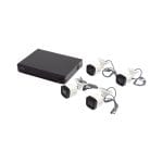 Kit TurboHD 3K (5 Megapixel), DVR 4 Canales, 4 Cámaras bala Dual Light, Micrófono Integrado