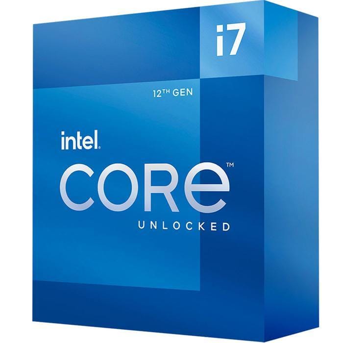 Procesador Intel Core i7-12700KF 2.70GHz, 12 núcleos Socket 1700, 25 MB Caché, Alder Lake. (REQUIERE TARJETA DE VIDEO Y VENTILADOR. SOLO CHIPSET 600)