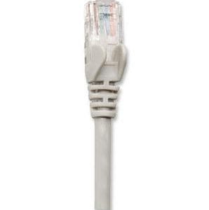 Cable de red UTP, Cat5e, 2m (7ft), 100% Cobre, Contactos chapa de oro, Cable Patch Gris INTELLINET 318976