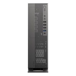 Gabinete Mini Torre Slim+F2120 ONEX GS455 ACTECK  Factor Micro ATX- Mini ITX, Lector de tarjetas SD