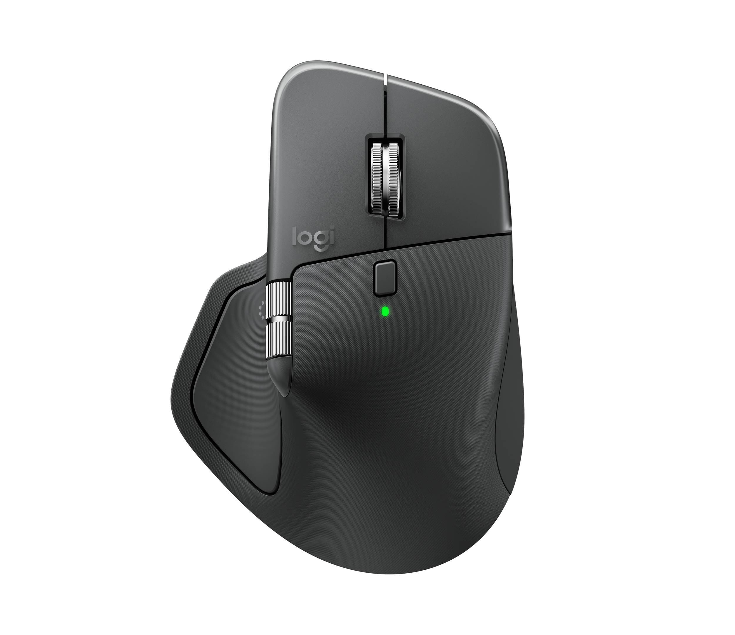 Mouse LOGITECH 910-007565, dpi 200 a 8000, 8 botones, mouse recargable, alcance 10m. 1 año de garantía de hardware limitada. Color grafito