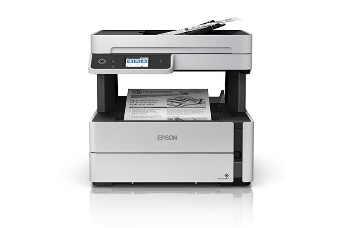 Multifuncional Monocromático EPSON EcoTank® M EPSON C11CG92301, 1200 x 2400 DPI, Inyección de tinta, 39 ppm, 251 hojas, 20000 páginas por mes
