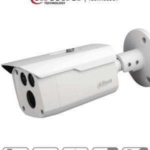DAHUA HAC-HFW1500D - Camara Bullet de 5 Megapixeles/ Metalica/ Lente de 3.6 mm/ 92 Grados de Apertura/ IR de 80 Mts/ IP67/ Soporta: CVI/CVBS/AHD/TVI/