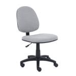 Silla Básica  Nextep NE-650BG de Altura Ajustable Color Gris, Base Giratoria Tela en Malla Ajustable 10 cm, Cromada , soporta hasta 120 kg