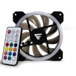 KIT VENTILADORES GAME FACTOR FKG400, 3 FANS 120MM, RGB, 2 TIRAS LED, CONTROL REMOTO