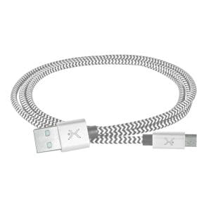 Cable USB A  Micro USB PERFECT CHOICE PC-101680 , Plata