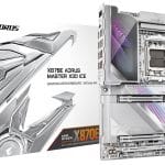 TARJETA MADRE GIGABYTE ATX X870E A MASTER X ICE, DDR5, AM5, 256 GB, PARA AMD