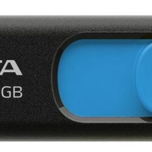 Memoria USB ADATA UV128, Negro, 64 GB,  USB 3.2 (retrocompatible con 3.0 y 2.0), 100 MB/s, 40 MB/s