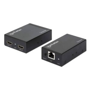 207461 Kit extensor de HDMI sobre Ethernet, resolución de 1080p hasta a 50 m, Cable Cat6, Soporta IR