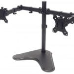 Soporte para dos monitores MANHATTAN  Movimiento con brazos de doble articulación, Brazo de Montaje, Negro, 8 kg, Acero