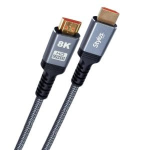 Cable HDMI Stylos 8K 2m Negro
