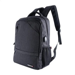 Backpack Loud TechZone, de 15.6 pulgadas, múltiples compartimientos, organizador frontal, costuras y asas reforzadas, garantía limitada de por vida.