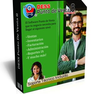 Licencia Electrónica DESS Punto de Venta 8, Vigencia 1 Año.