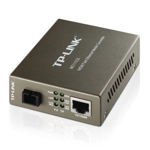 CONVERTIDOR MULTIMEDIA WDM DE 10/100MBPS TP-LINK  MC112CS DE RECEPCIÓN Y TRANSMISIÓN DE DATOS EN UNA FIBRA