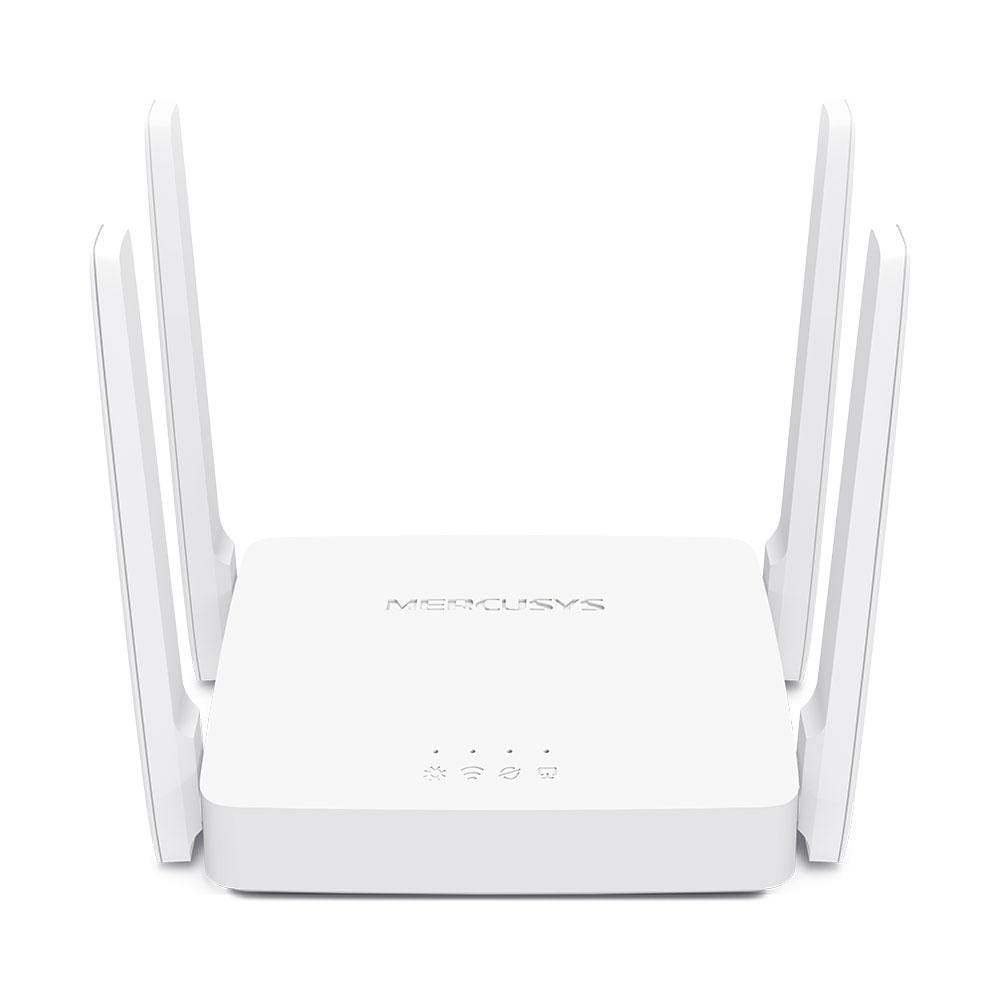 ROUTER WIFI AC 1200 INALÁMBRICO MERCUSYS AC10 DE DOBLE BANDA CON ANTENAS DE ALTA GANANCIA MULTIMODO