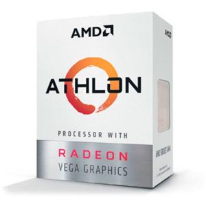 AMD ATHLON 3000G, 2 núcleos, Socket AM4, Con Gráficos Radeon Vega 3.