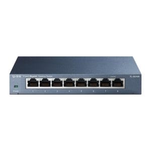 Switch  TP-LINK TL-SG108, Negro, 8, 10/100/1000 Base-T(X)
