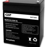 Batería modelo SLB-12/5 de 12 volt 5 amperes sellada libre de mantenimiento (no derramable)