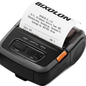 Impresora móvil de recibos Bixolon de 3 pulgadas, puerto serie, USB, Bluetooth, velocidad de impresión de (90mm/s)