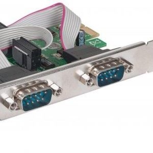 152082 Tarjeta Serial PCI Express de dos puertos DB9, para instalación en buses PCI Express x1, x4, x8 y x16