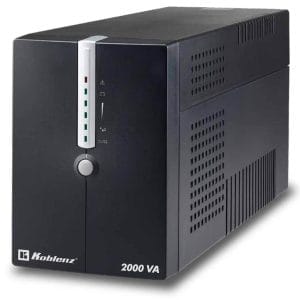 No-Break KOBLENZ 20012-USB/R, 2000 VA, 1200 W, 4 h, Negro, Oficina