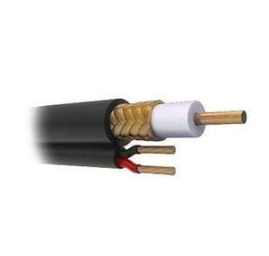 Bobina Coaxial Siames RG-59, BOBINA 305 Metros, negro
